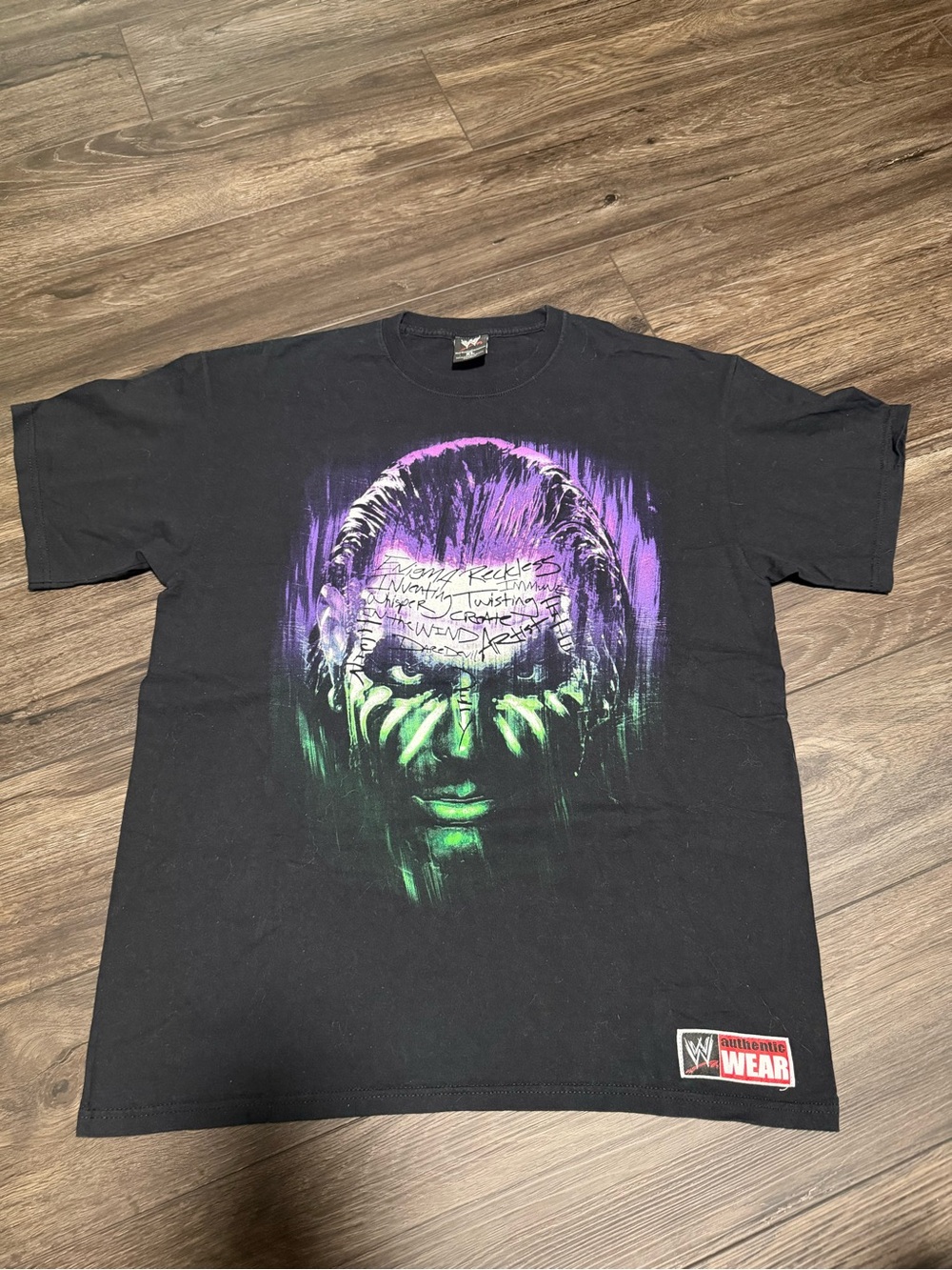 Vintage Jeff Hardy WWE Wrestling Tee Shirt XL